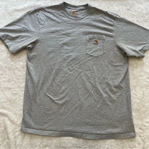 Carhartt Grey Pocket T-Shirt Size XL Tall